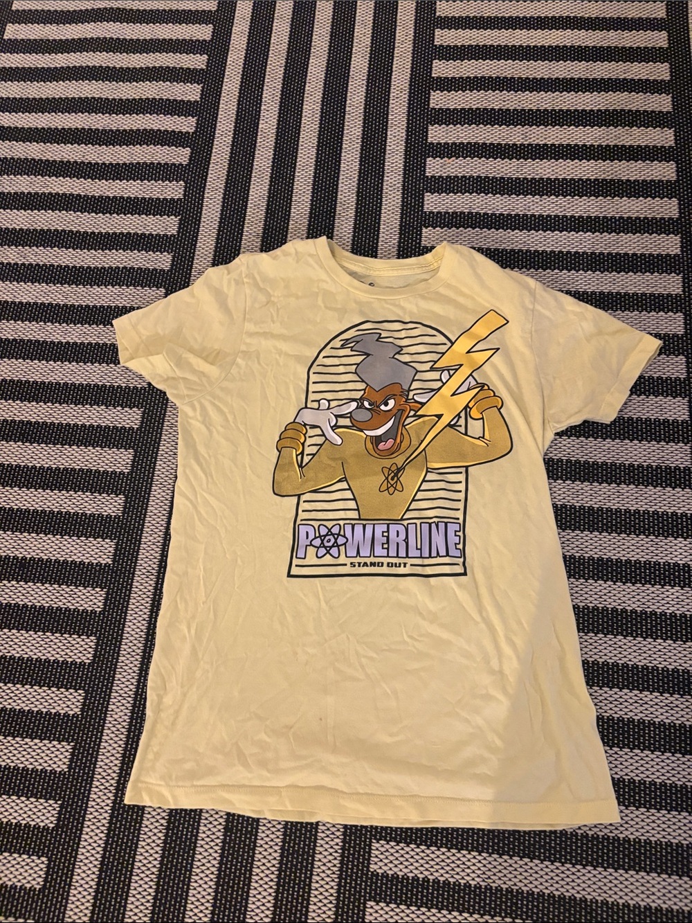 Powerline Yellow Graphic  T-Shirt